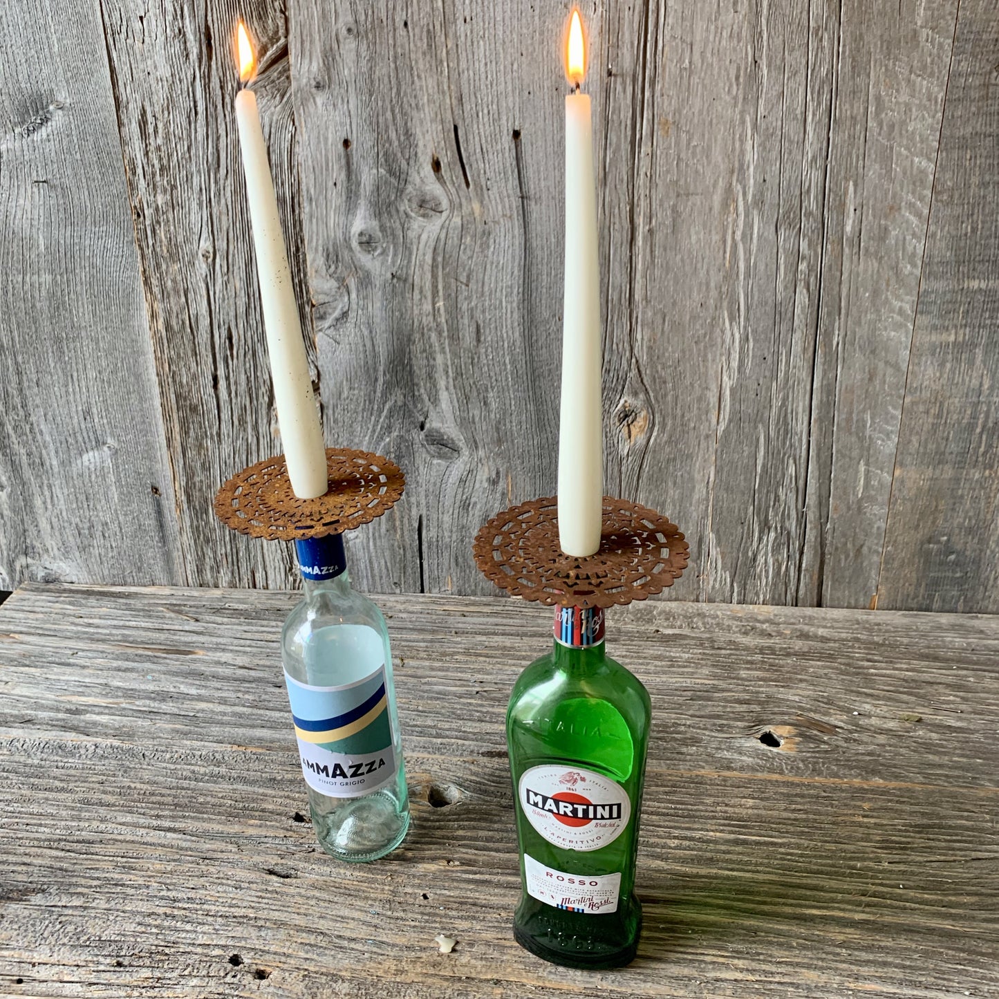 Rusty Candle drip catcher