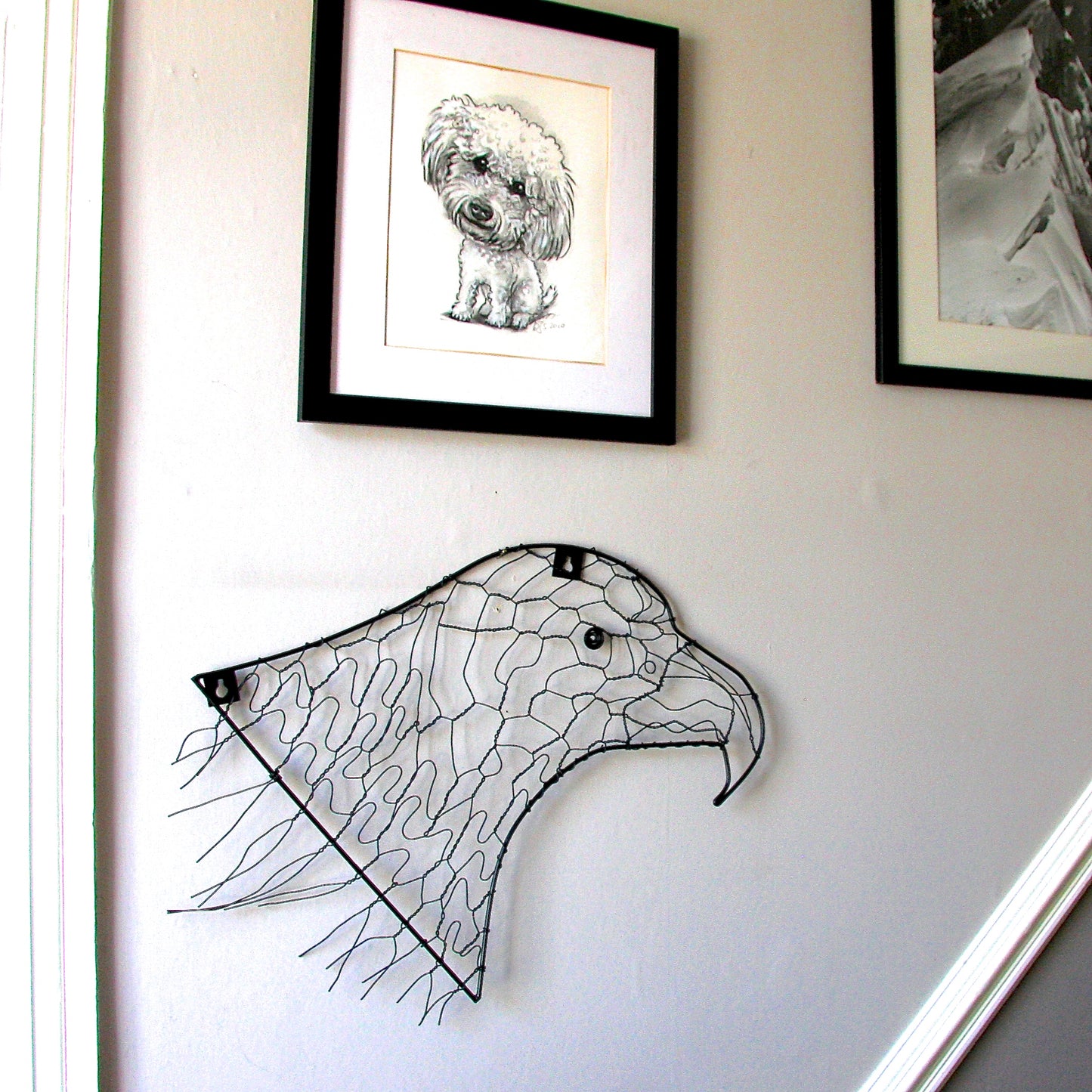 Wire Eagle Wall Art