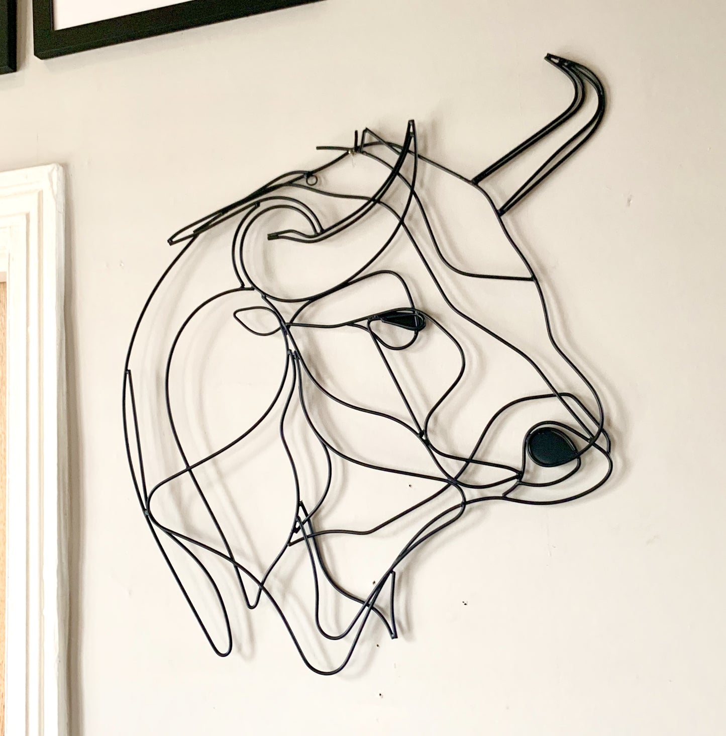 Bull Wire Wall Art