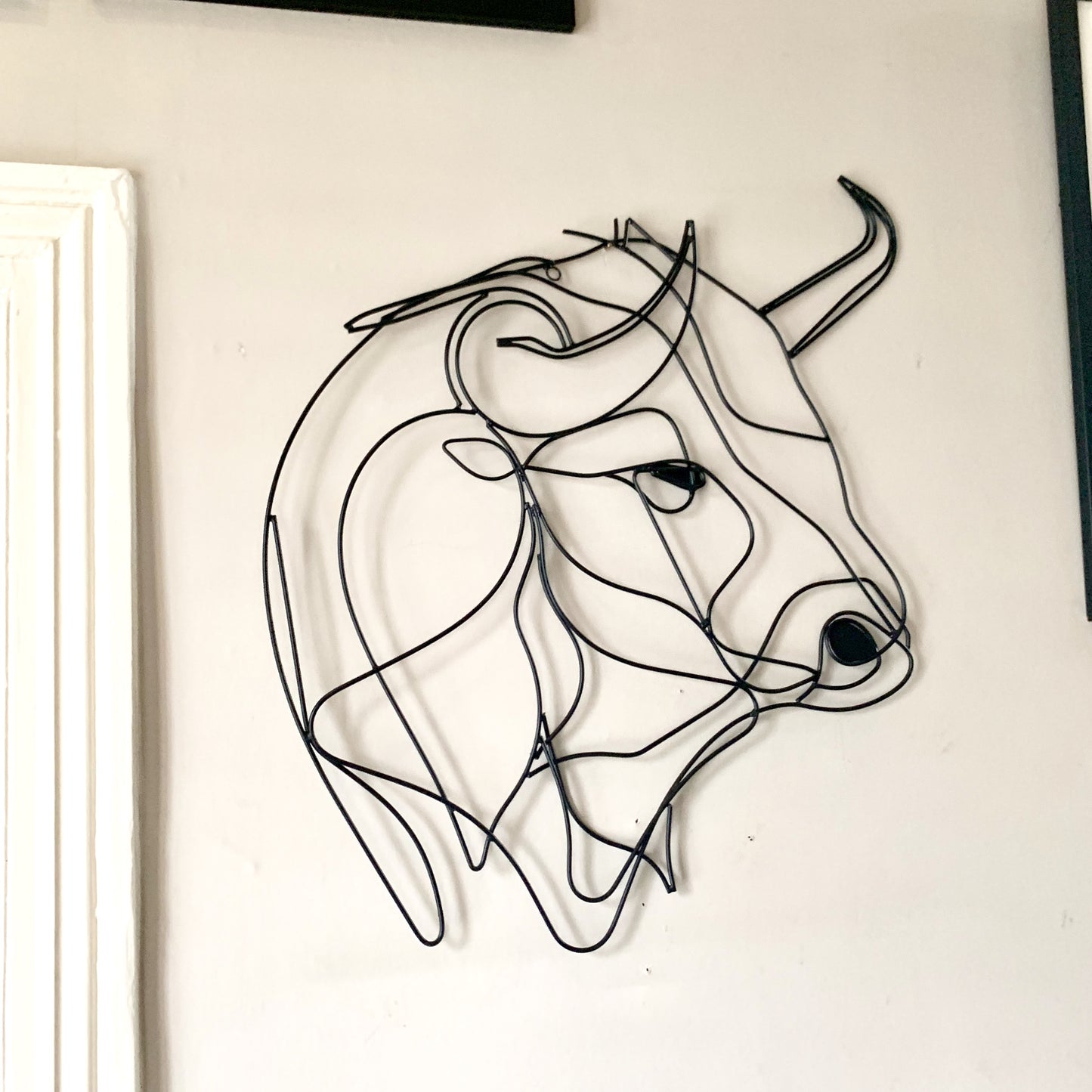 Bull Wire Wall Art