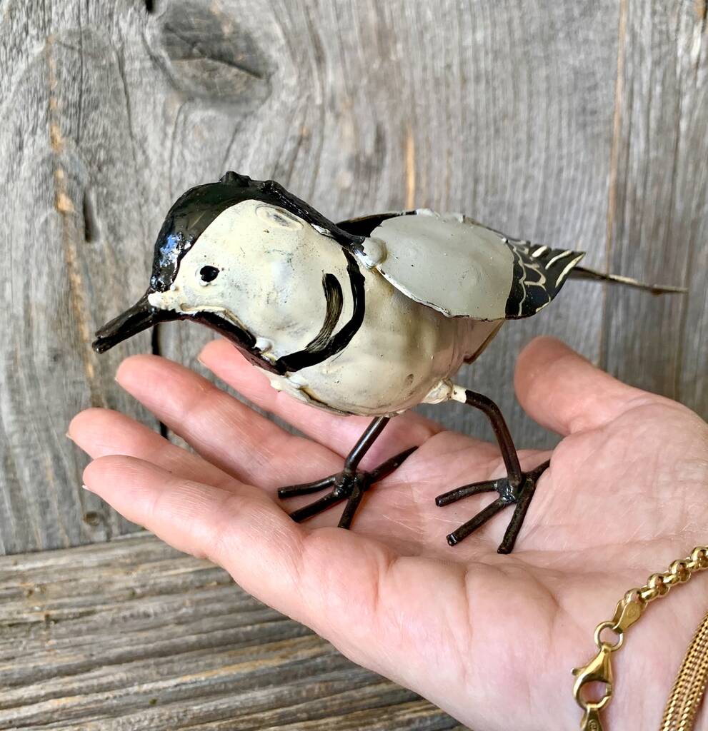 Wagtail Bird Sculpture