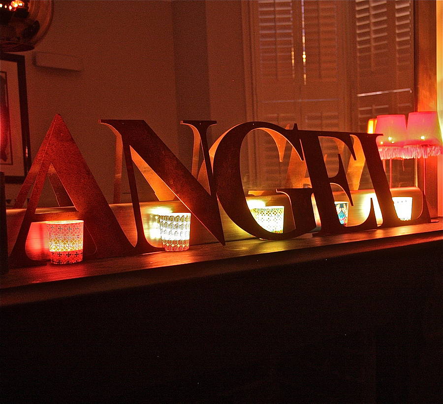 Large Rusted Letter