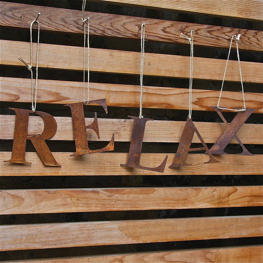 Small Rusted Letter