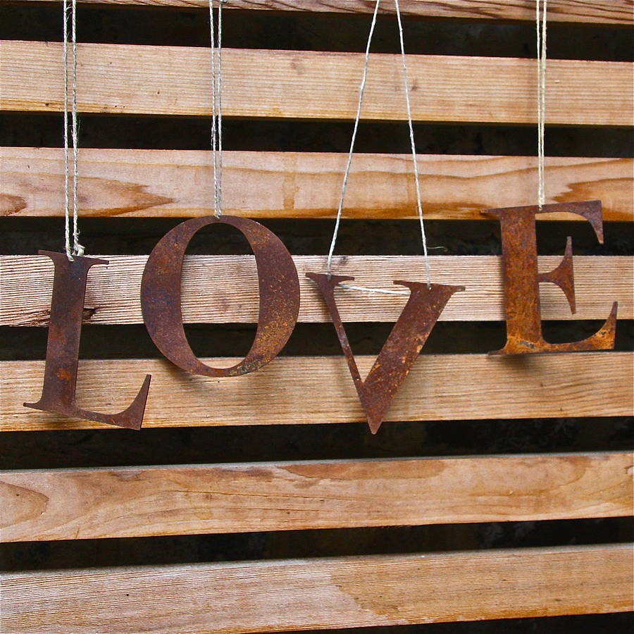 Small Rusted Letter