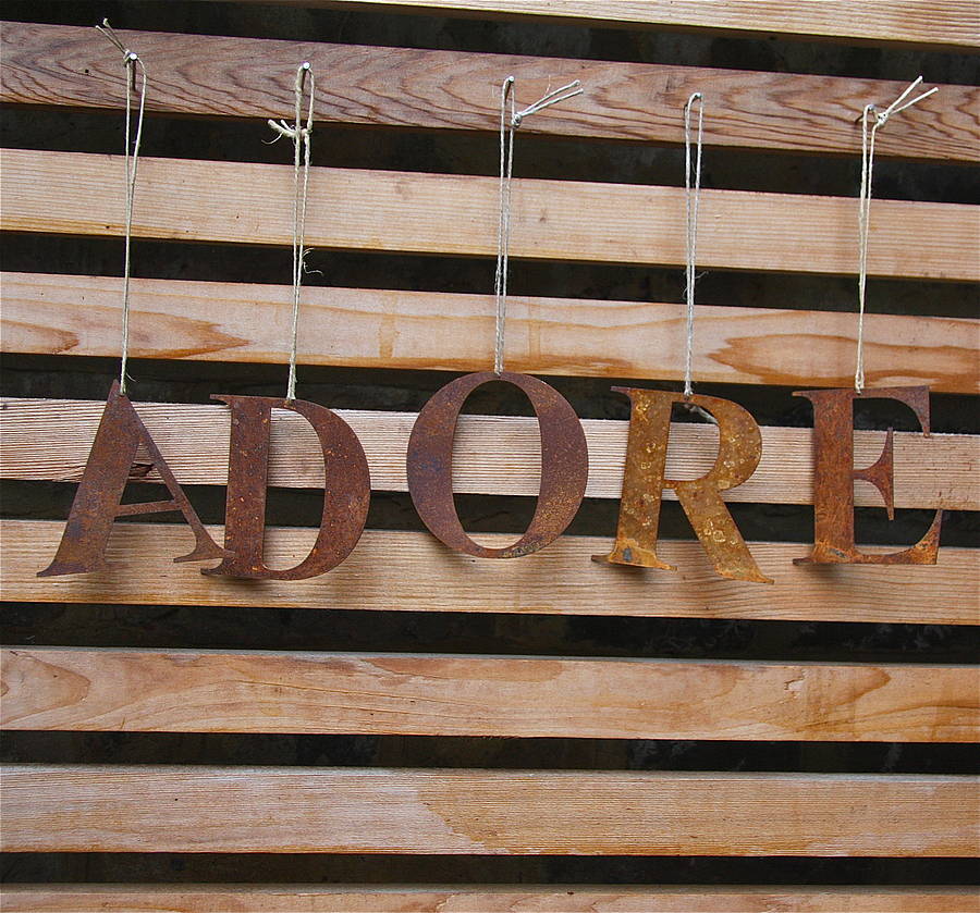 Small Rusted Letter