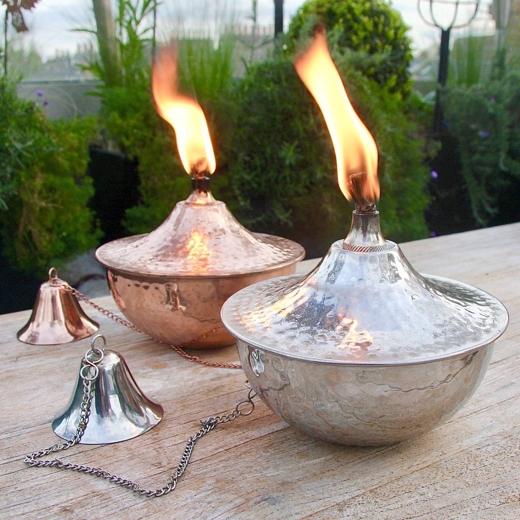 Copper or Steel Bowl Oil Torch