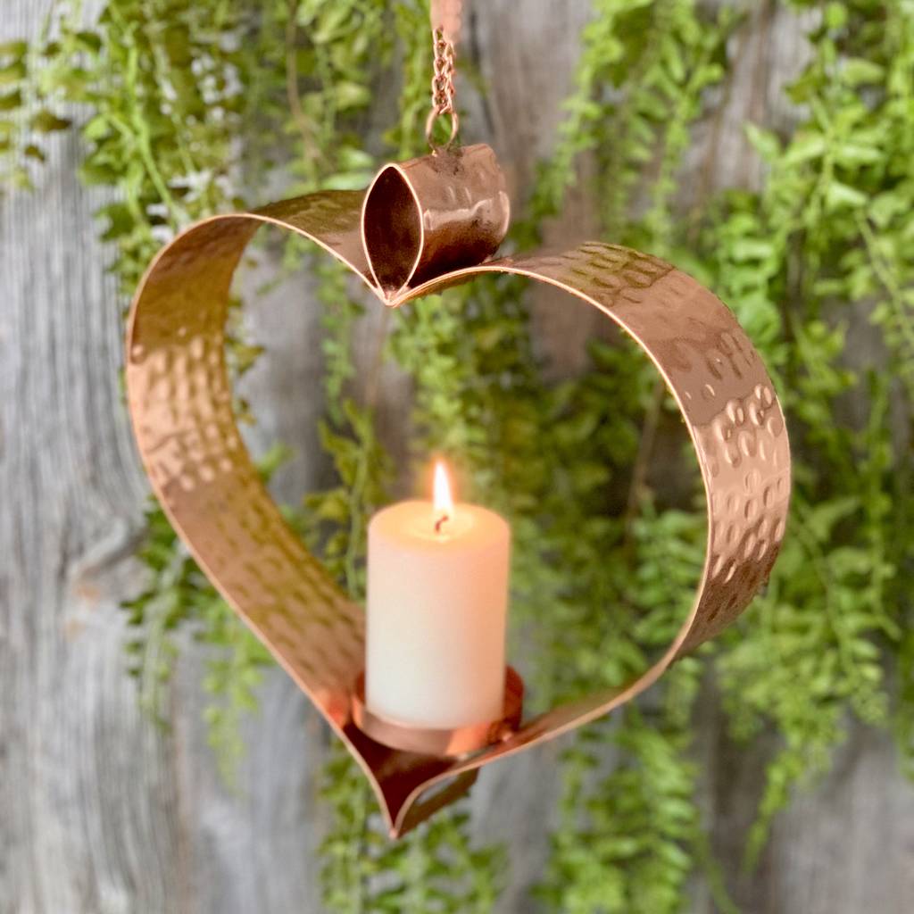 Heart Hanging Candle Holder
