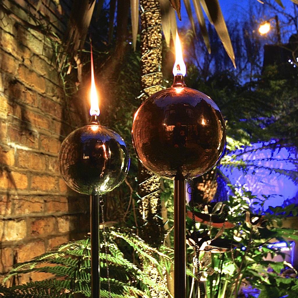 Copper or Steel Globe Oil Torch
