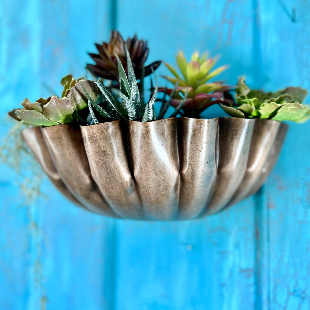Scallop Wall Planter