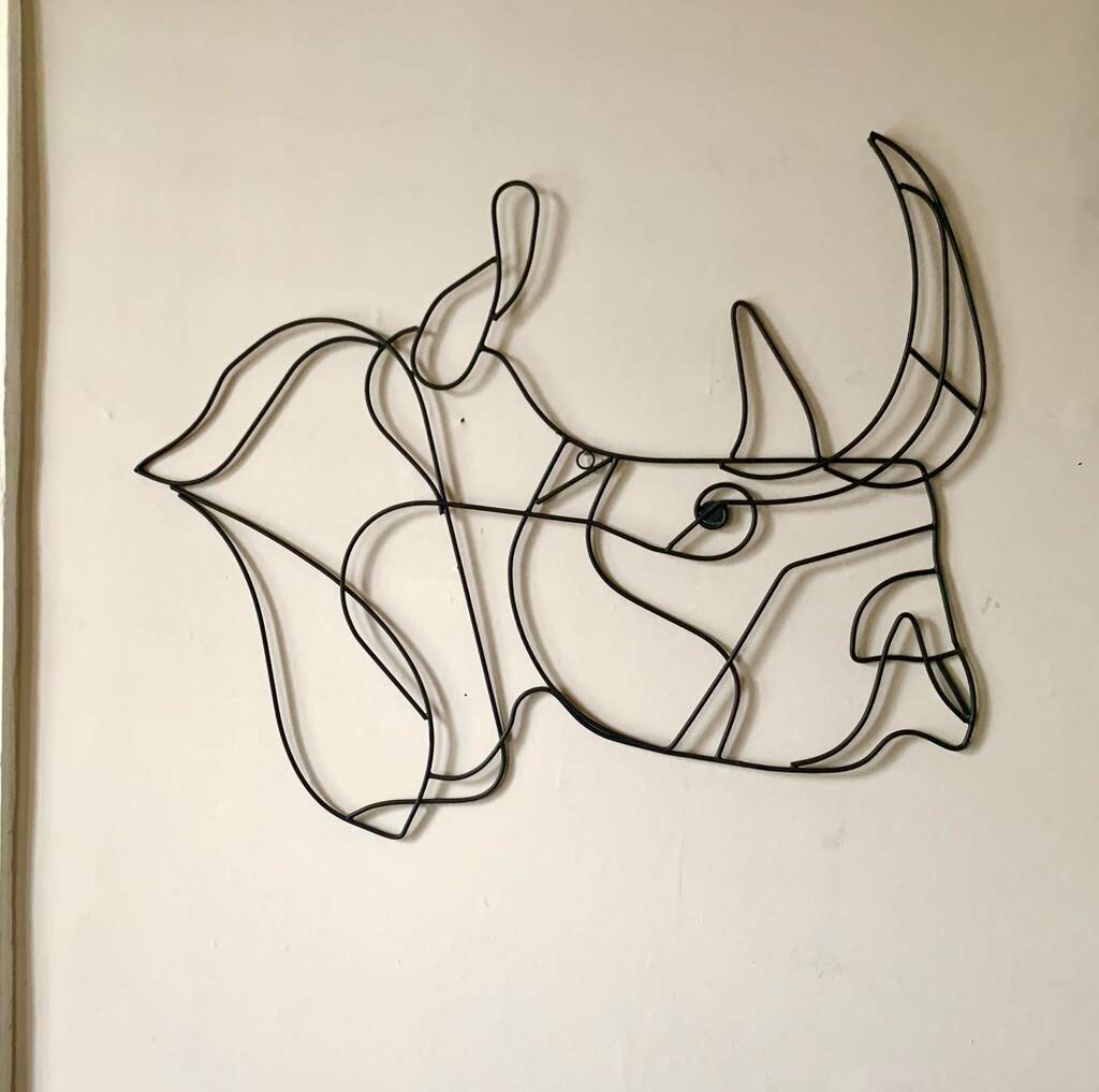 Rhino Animal Wall Art