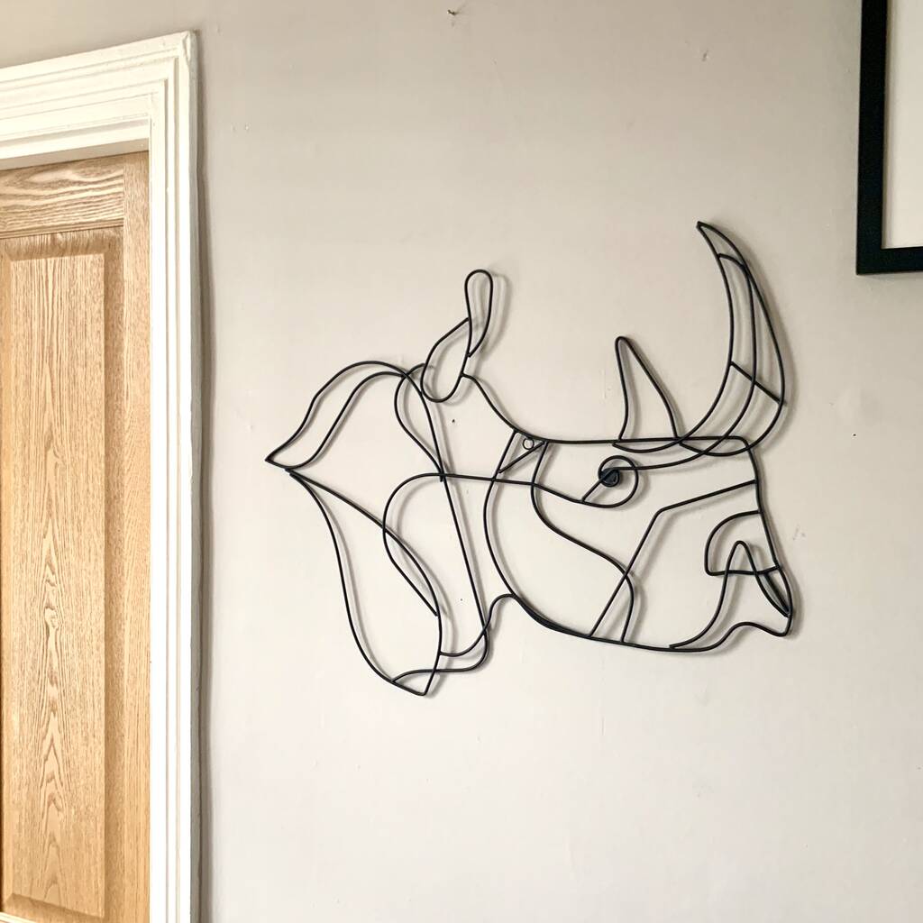 Rhino Animal Wall Art