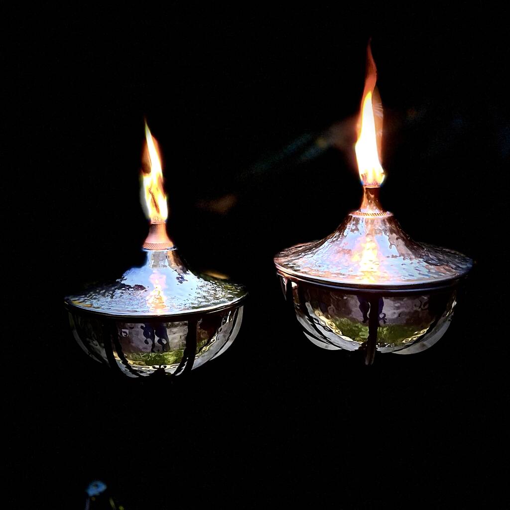 Copper or Steel Bowl Oil Torch