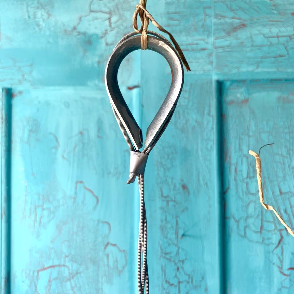 Zinc Hanging Diamond Planter