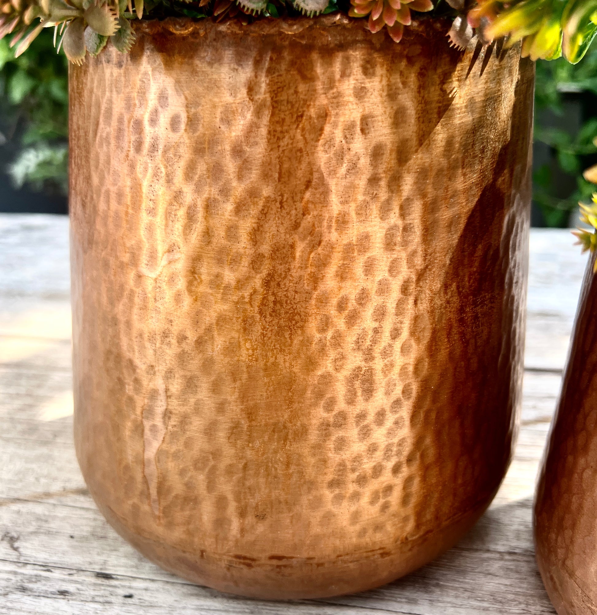 large copper pots for plants Set of 2 Vintage Copper Planters – Indoor Copper Plant Pots – London Garden Trading