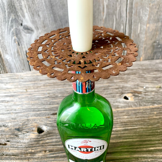 Rusty Candle drip catcher