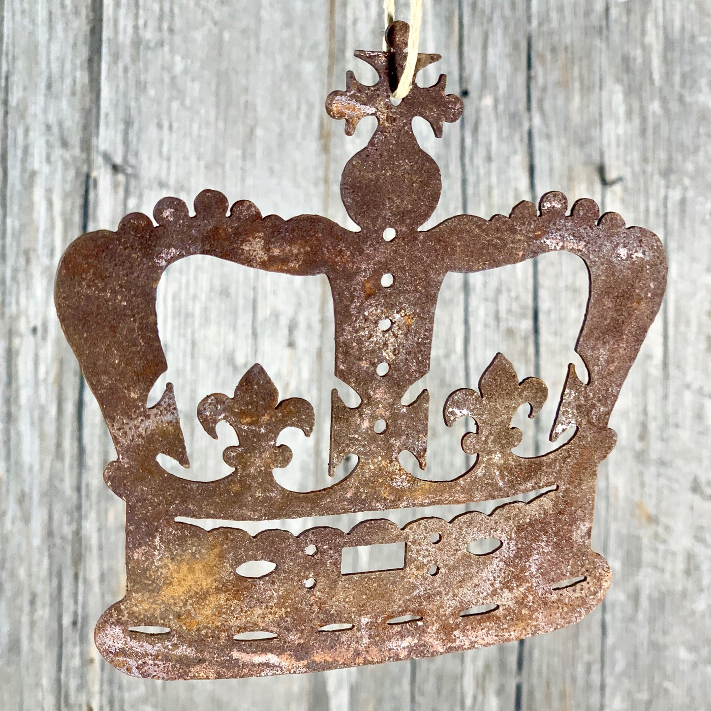 Rusted Eiffel Tower Decoration