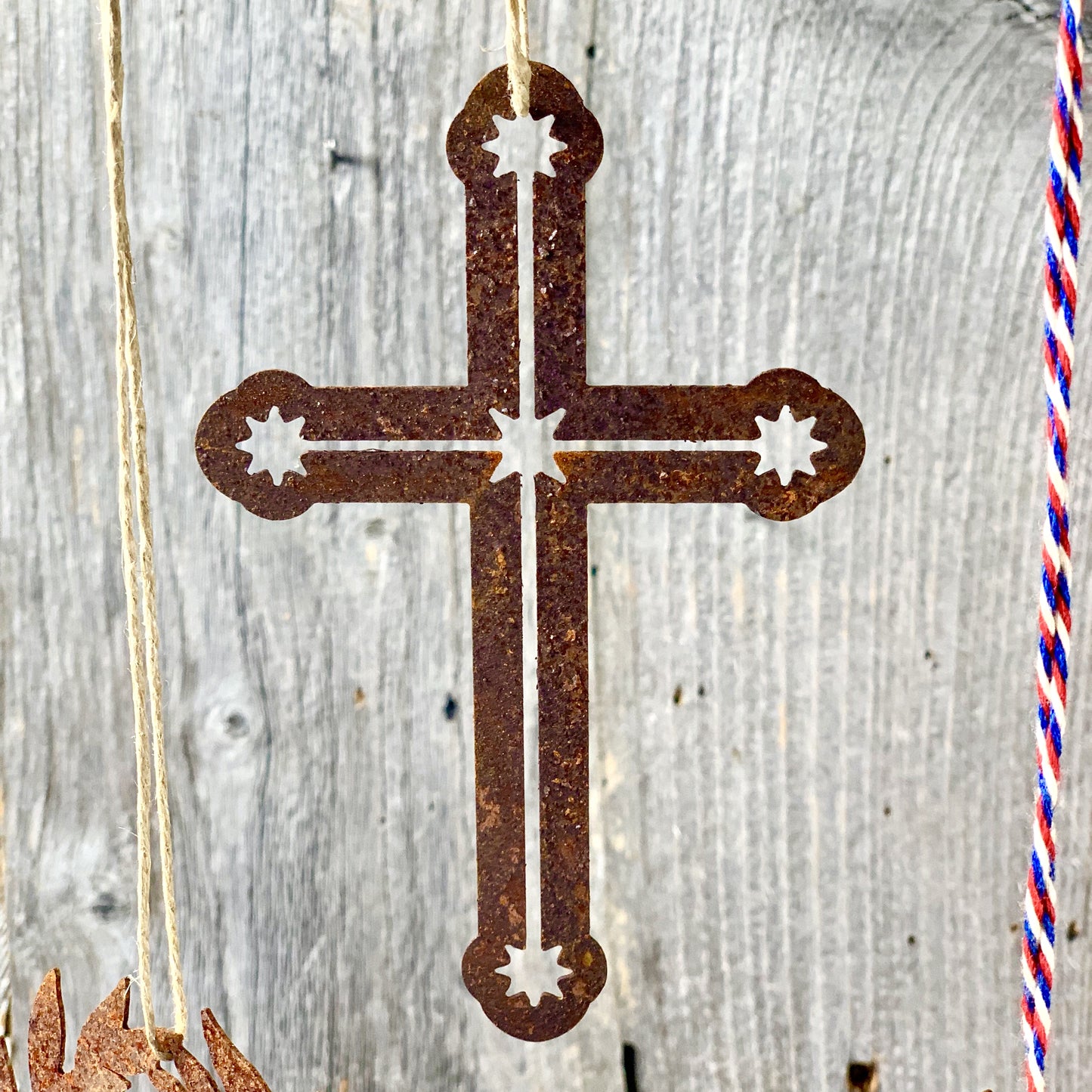 Rusted Eiffel Tower Decoration