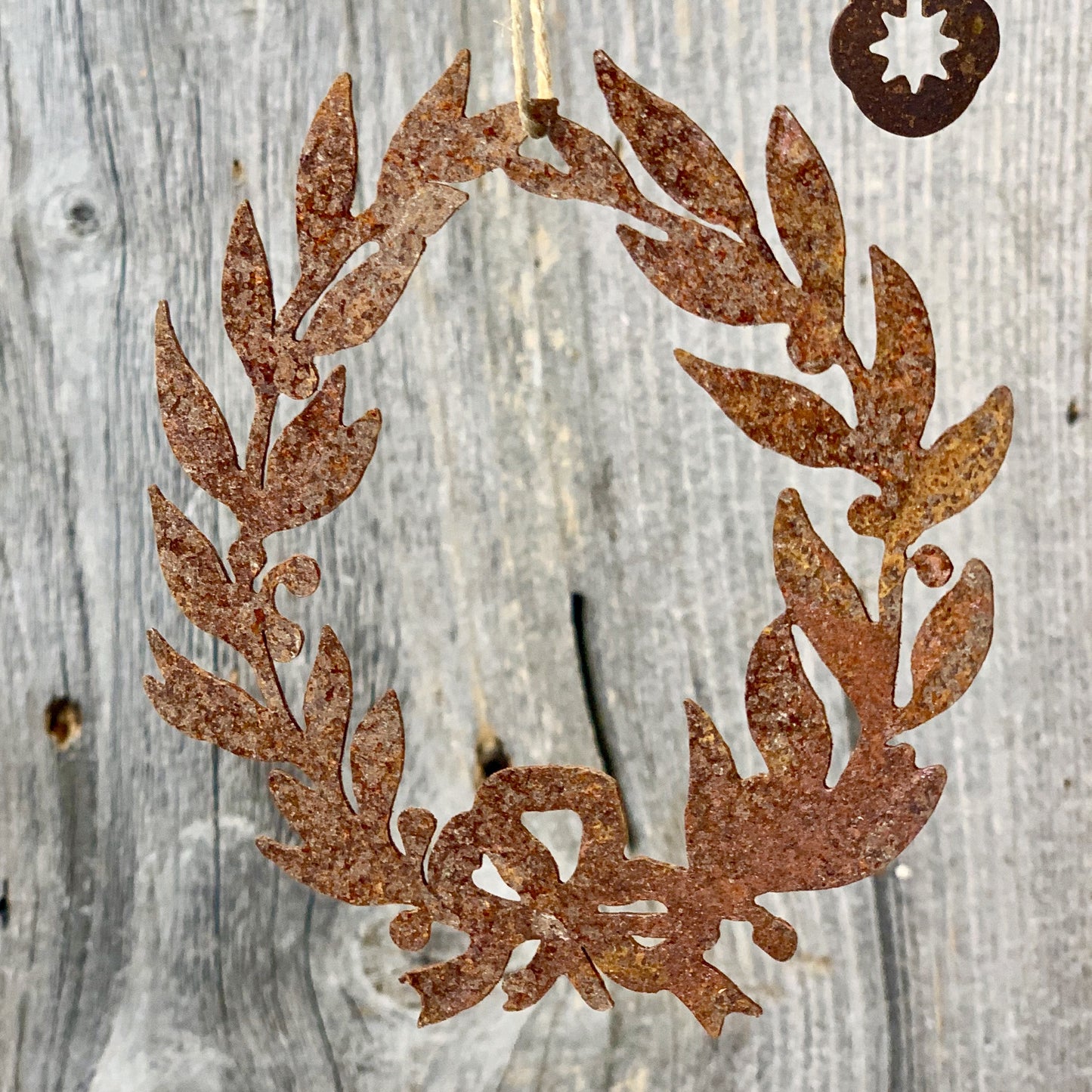 Rusted Eiffel Tower Decoration