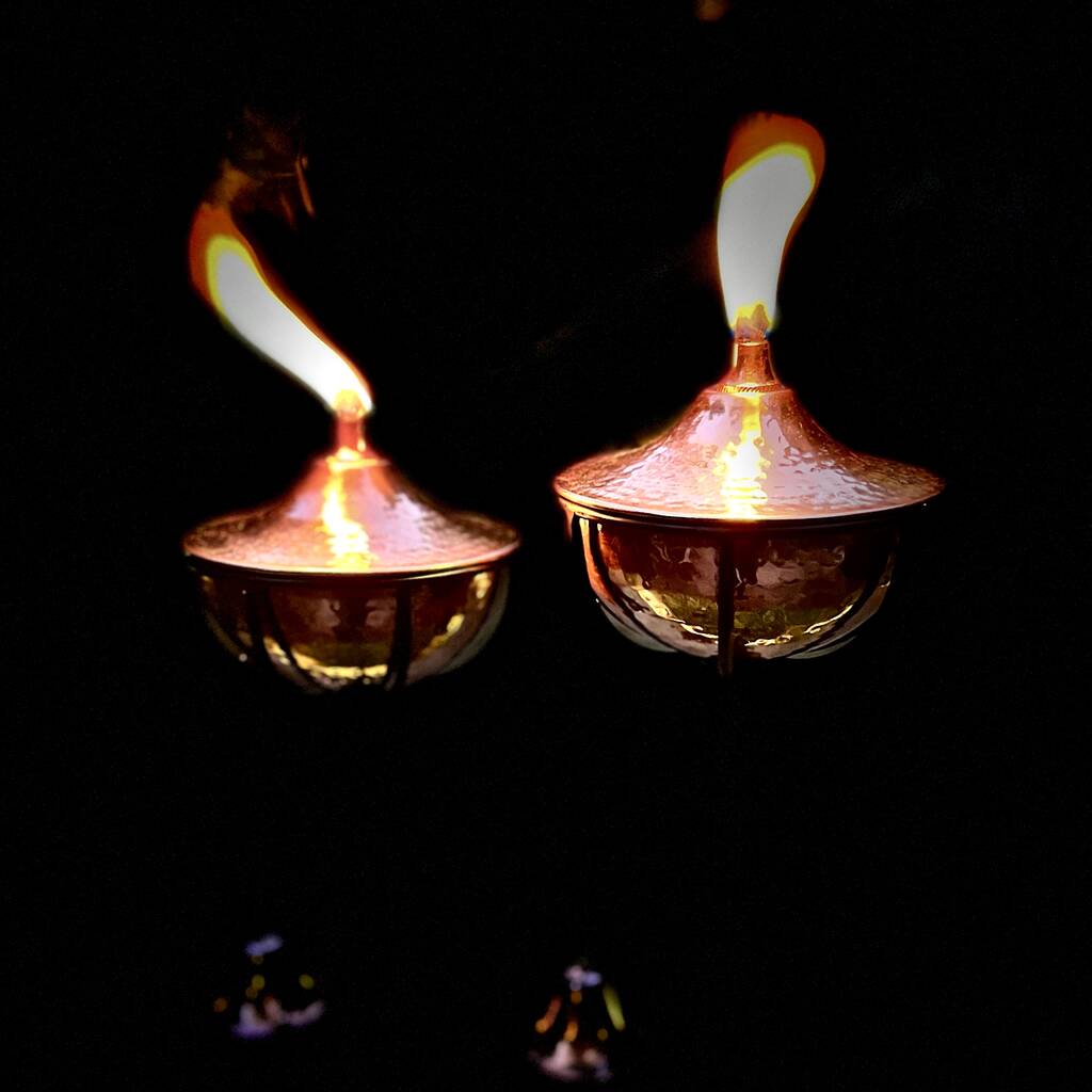 Copper or Steel Bowl Oil Torch
