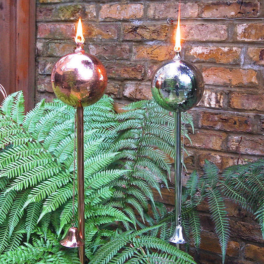 Copper or Steel Globe Oil Torch