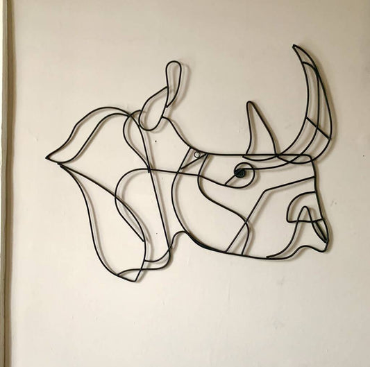 Rhino Animal Wall Art